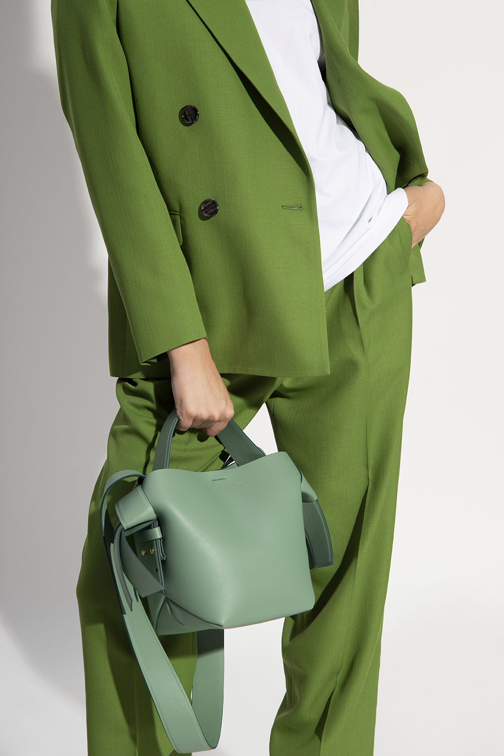 Green Musubi Mini shoulder bag Acne Studios IetpShops Nepal